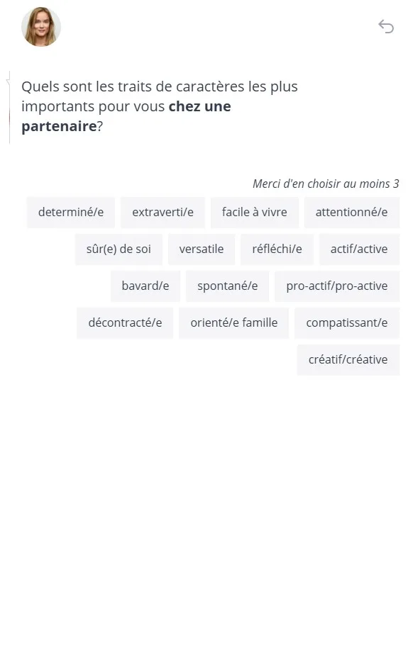 inscription quizz personnalité Nouvelles Rencontres 60