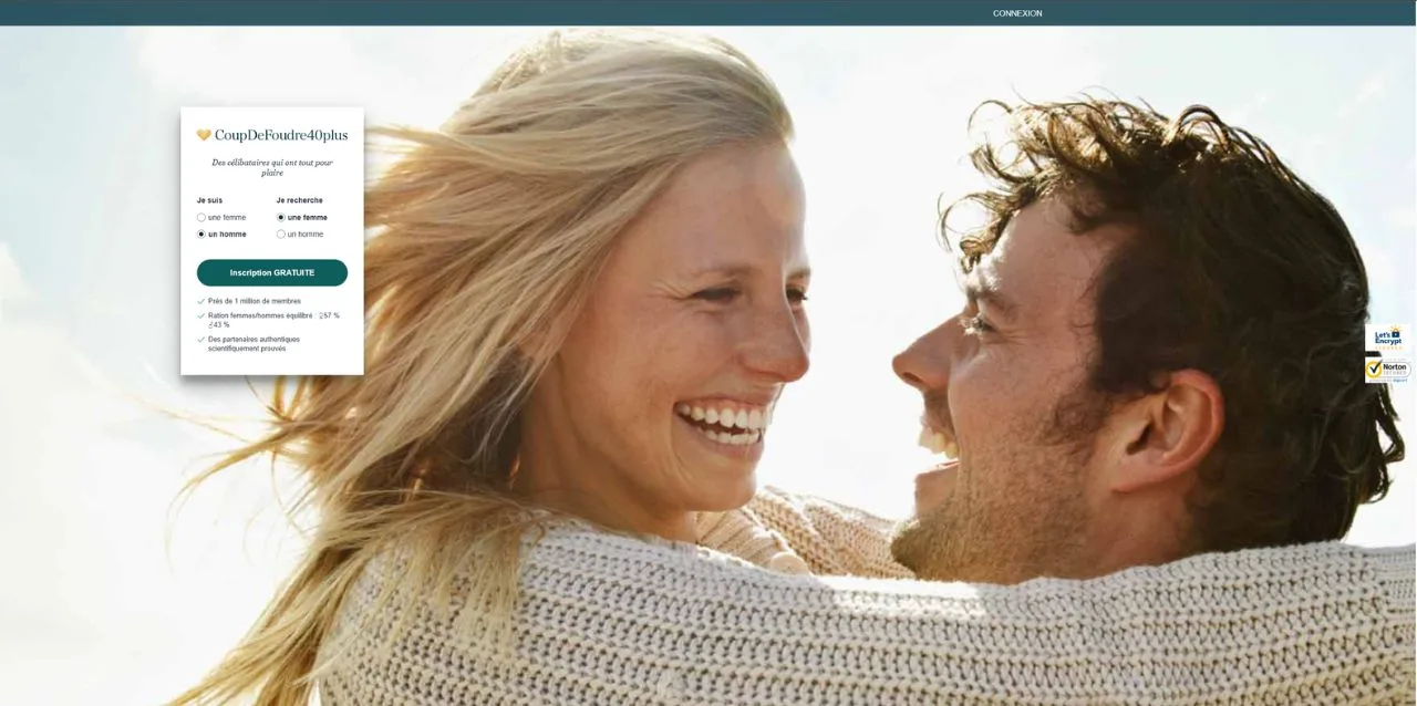 coup de foudre 40 plus présentation