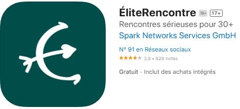 application ios elite rencontre